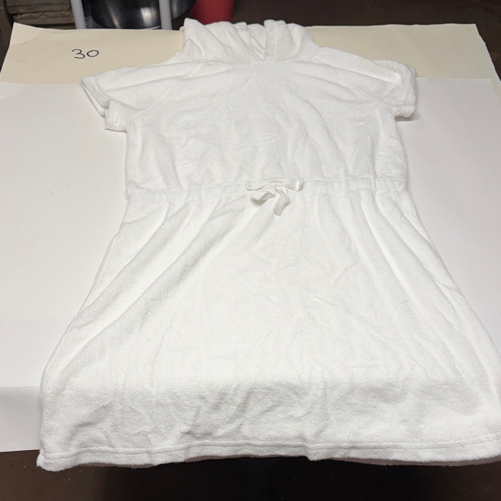 Hanna Andersson Soft White Terry Dress